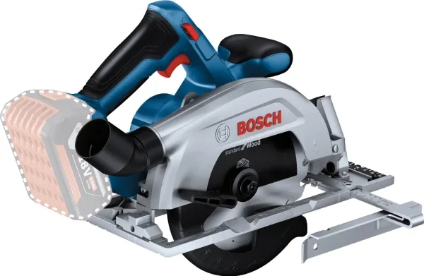 Bosch GKS 185-LI, Træ, Sort, Blå, Grå, Børstefri, 16,5 cm, 5000 rpm, 5,7 cm - SOLO