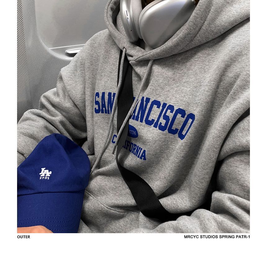 MRCYC - Hoodie met lange mouwen en letters