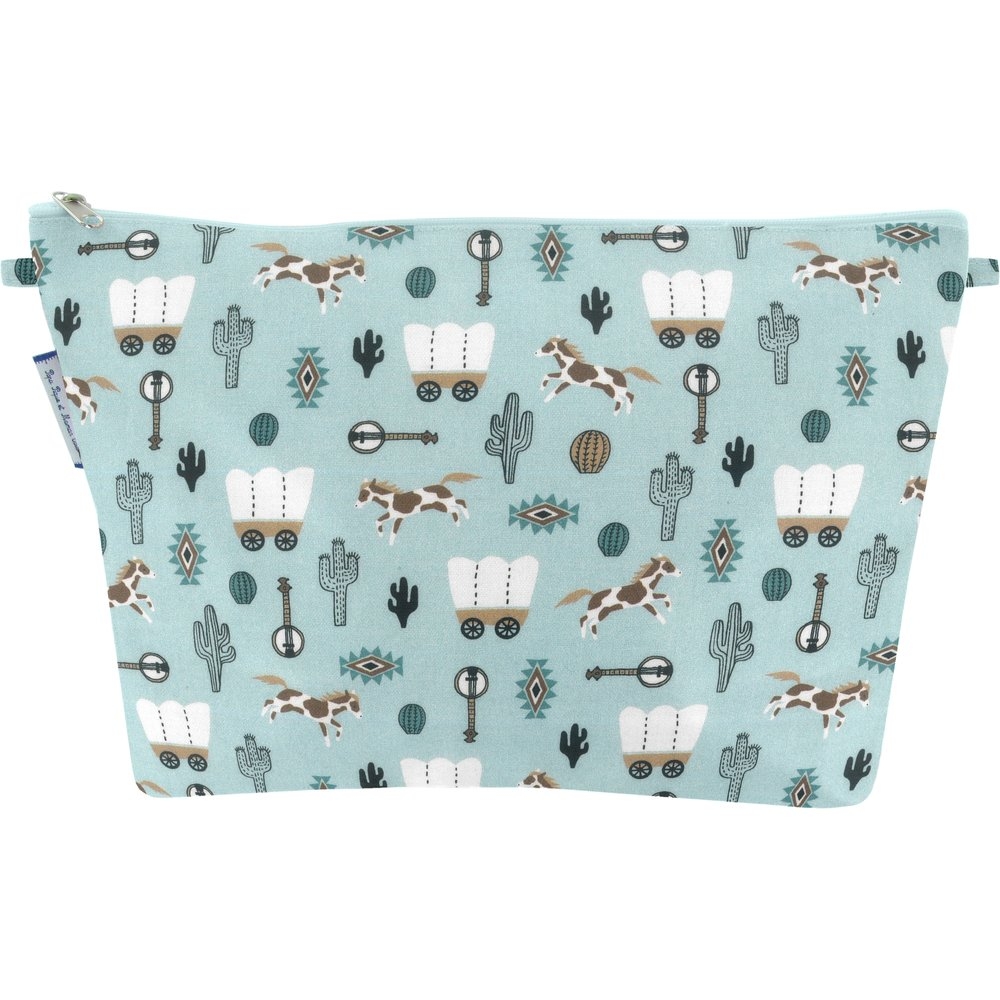 Trousse De Toilette Bleu Western