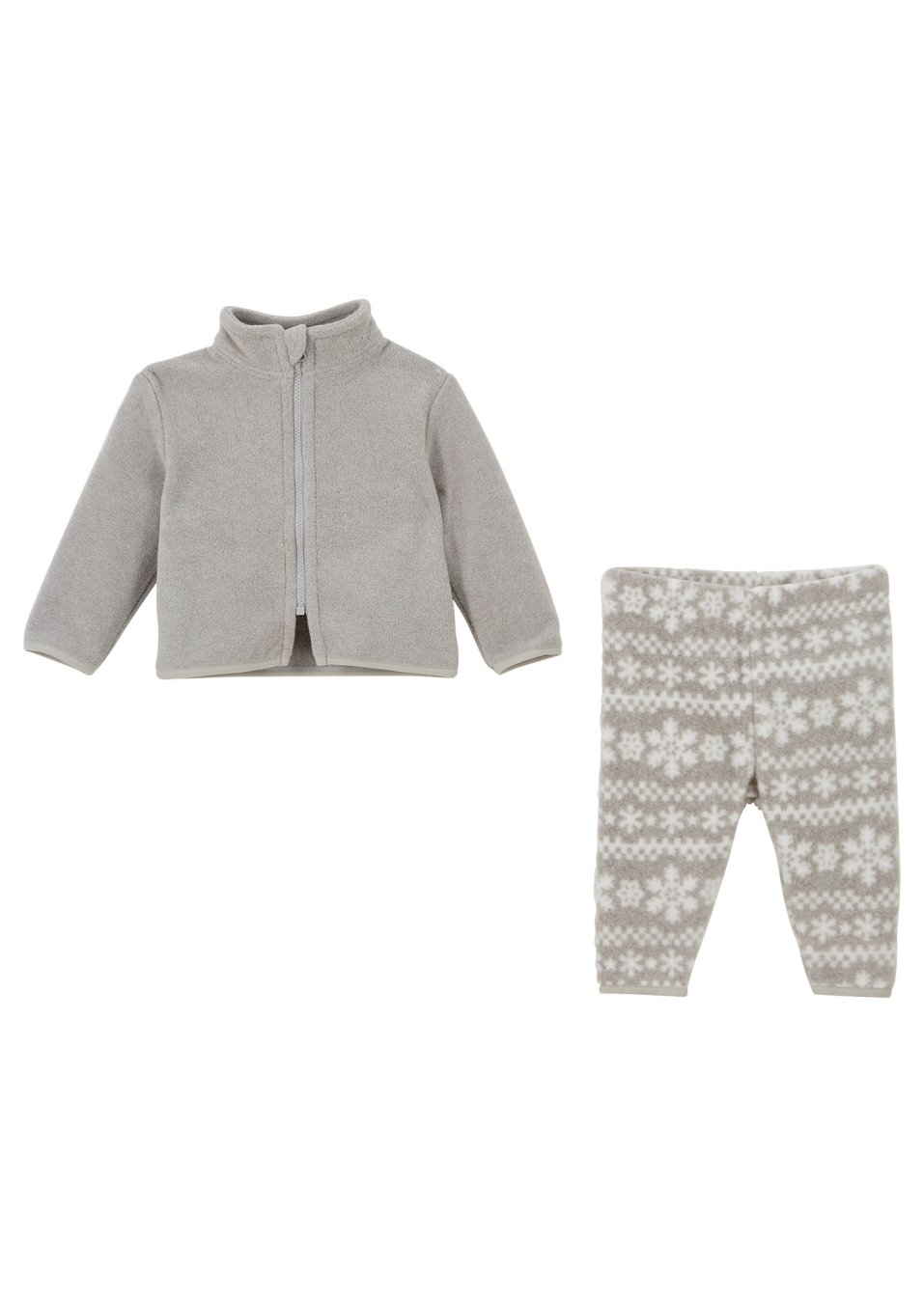 Veste bébé en polaire + pantalon en polaire (ens. 2 pces)