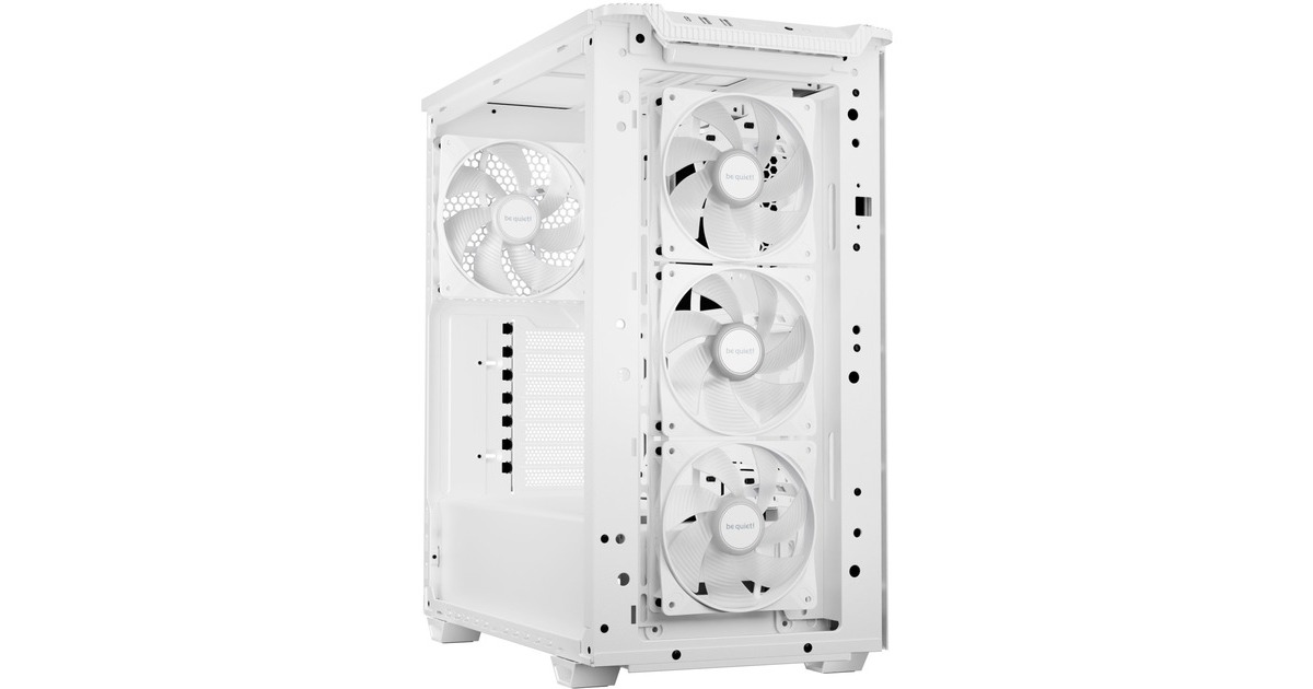 be quiet!PURE BASE 501 LX midi tower behuizing  (Wit | 2x USB-A | 1x USB-C | RGB | Tempered Glass)