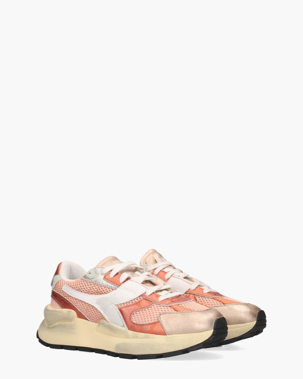 Diadora Heritage Mercury Elite Laminated Used Roze Damessneakers