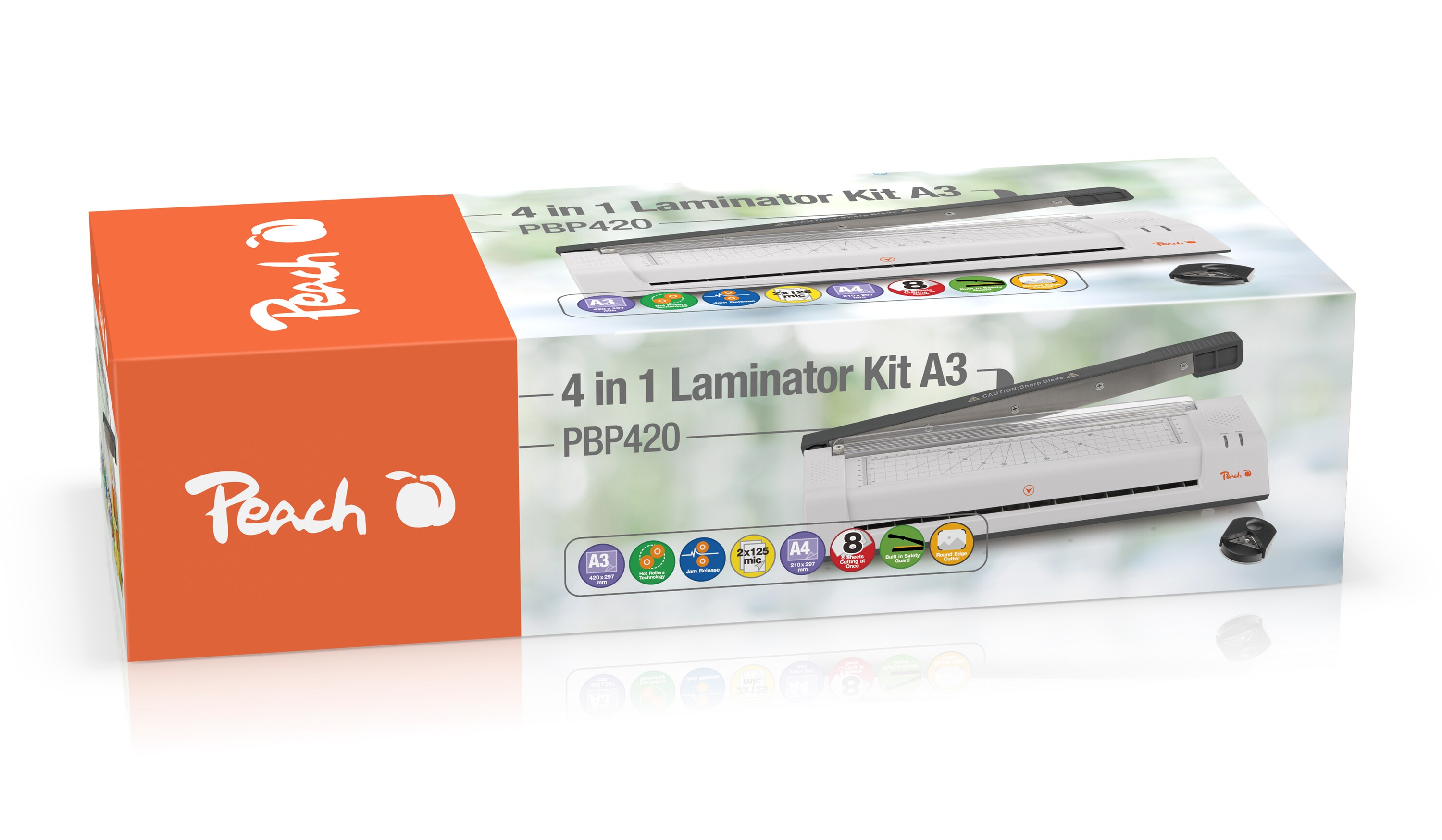 Peach 4 in1 Laminiergerät A3 & Hebelschneider A4, PBP420