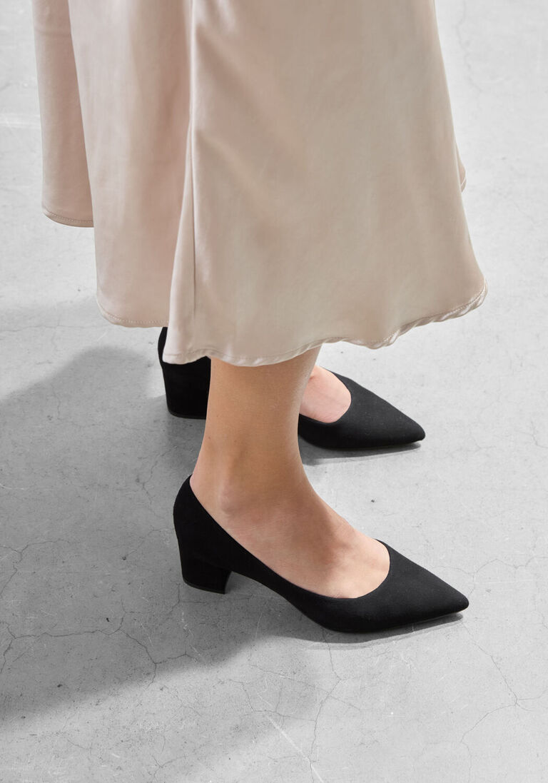 zwarte unisa pumps jasul