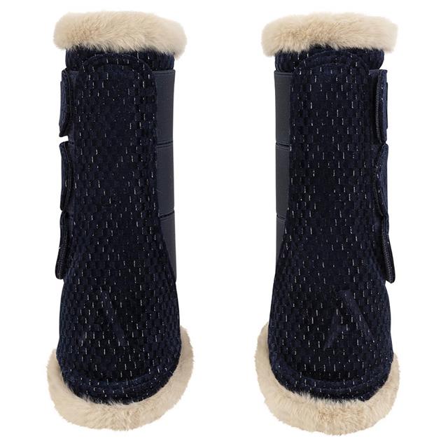 Beenbeschermers ANKY Check Velvet Donkerblauw