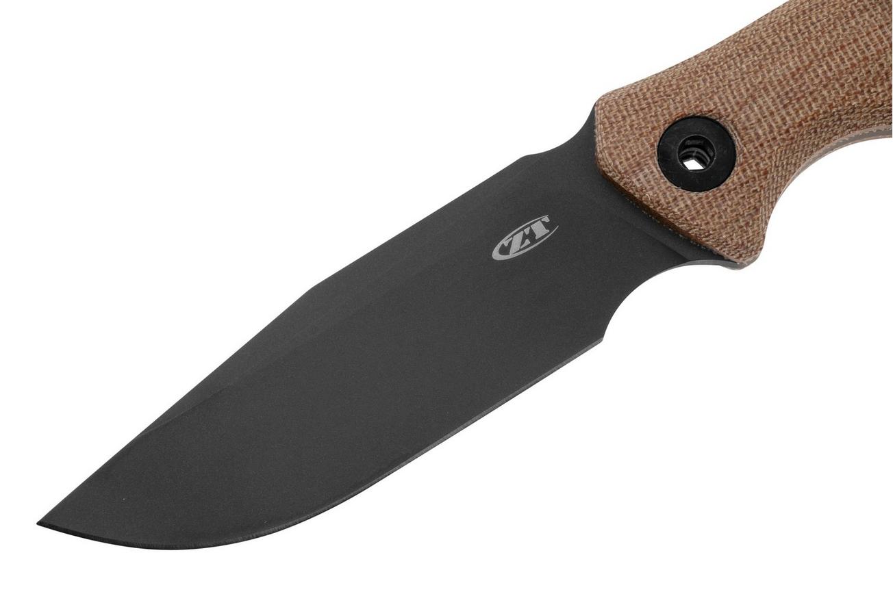Zero Tolerance ZT0004 Cerakote CPM Cru-Wear, Micarta vaststaand mes