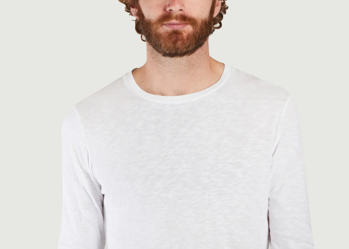 T-shirt manches longues en coton flamé Bysapick American Vintage