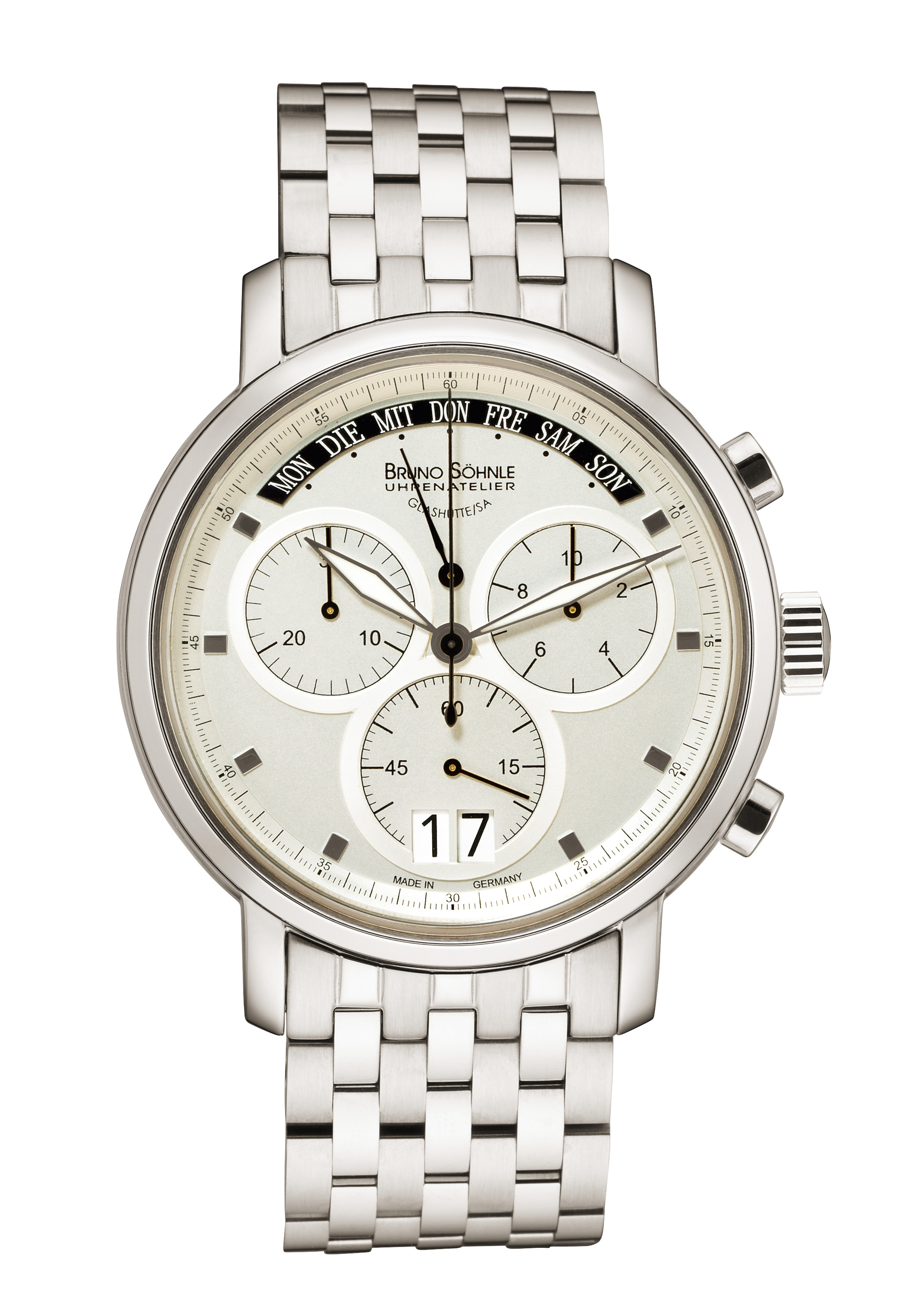 Bruno Söhnle Herrenchronograph Marcato Beige 17-13143-242