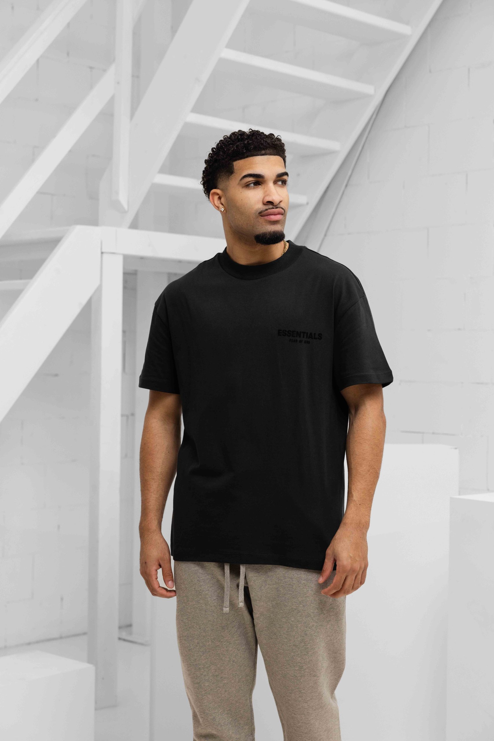 Fear Of God Essentials T-Shirt Heren Donkergroen