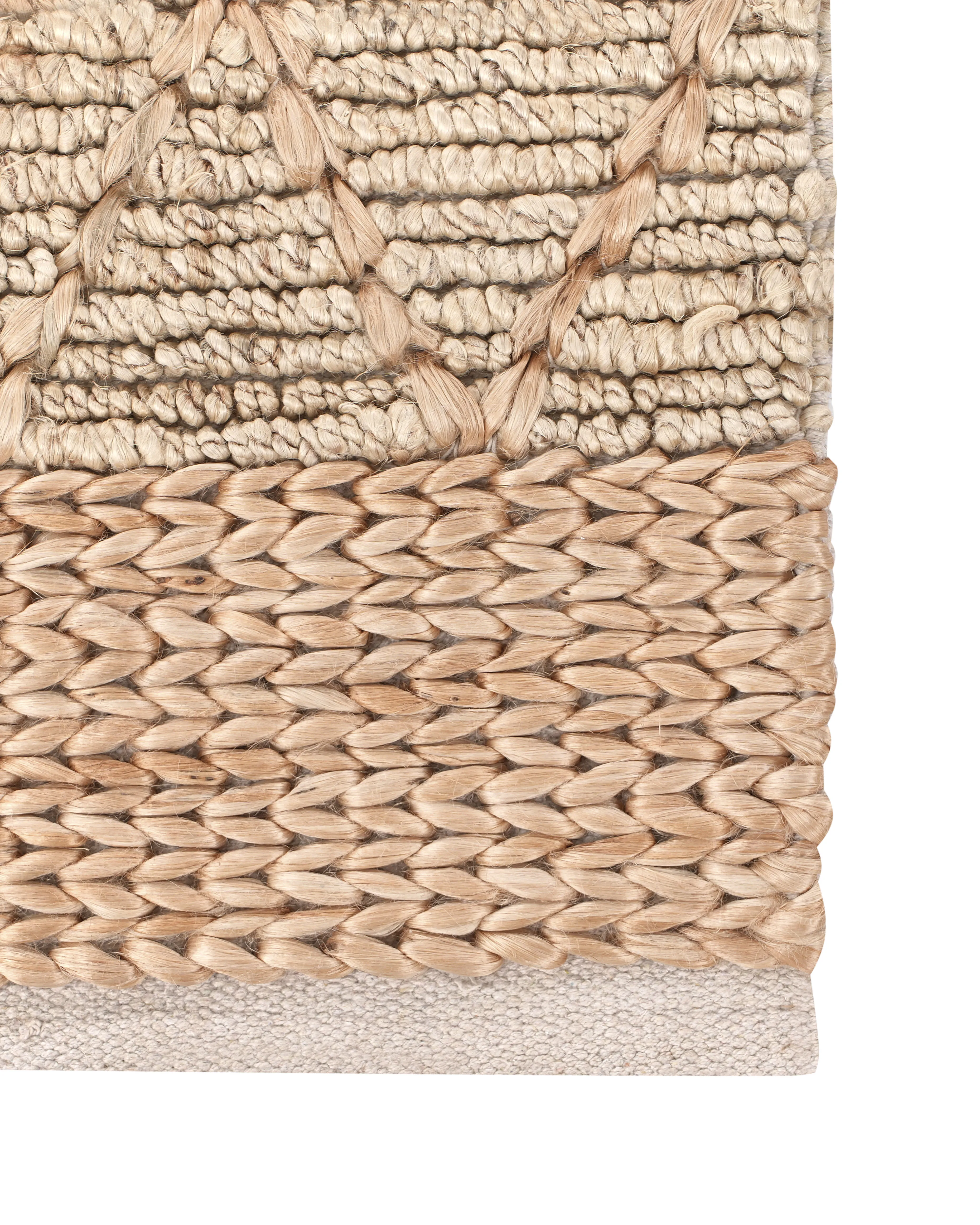 Vloerkleed TELLIKAYA Beige 160 x 230 cm Jute