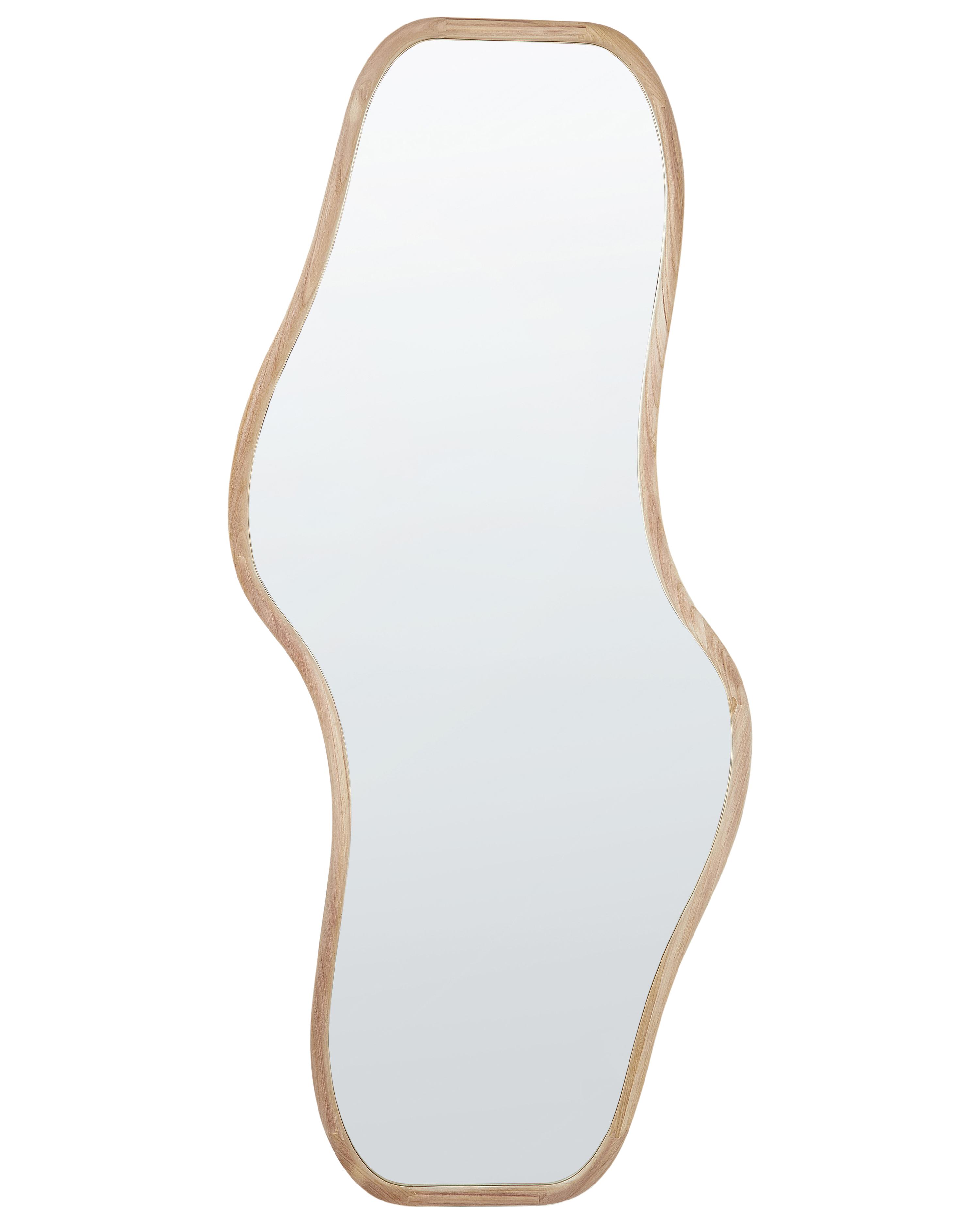 Wandspiegel BIOLLET 80 cm 180 cm Paulowniahout Natuurlijk