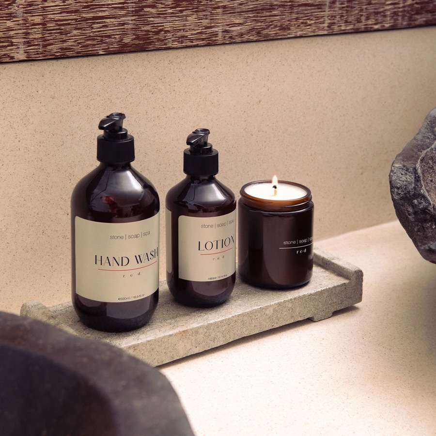 Stone Soap Spa Hand Soap Red 500ml