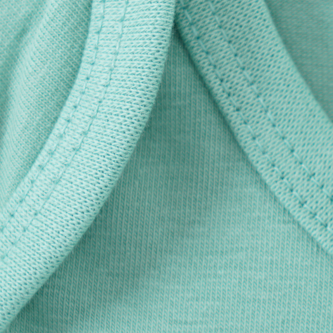 Topomini Newborn Langarmbody, Hose und Bandana helltürkis / bunt