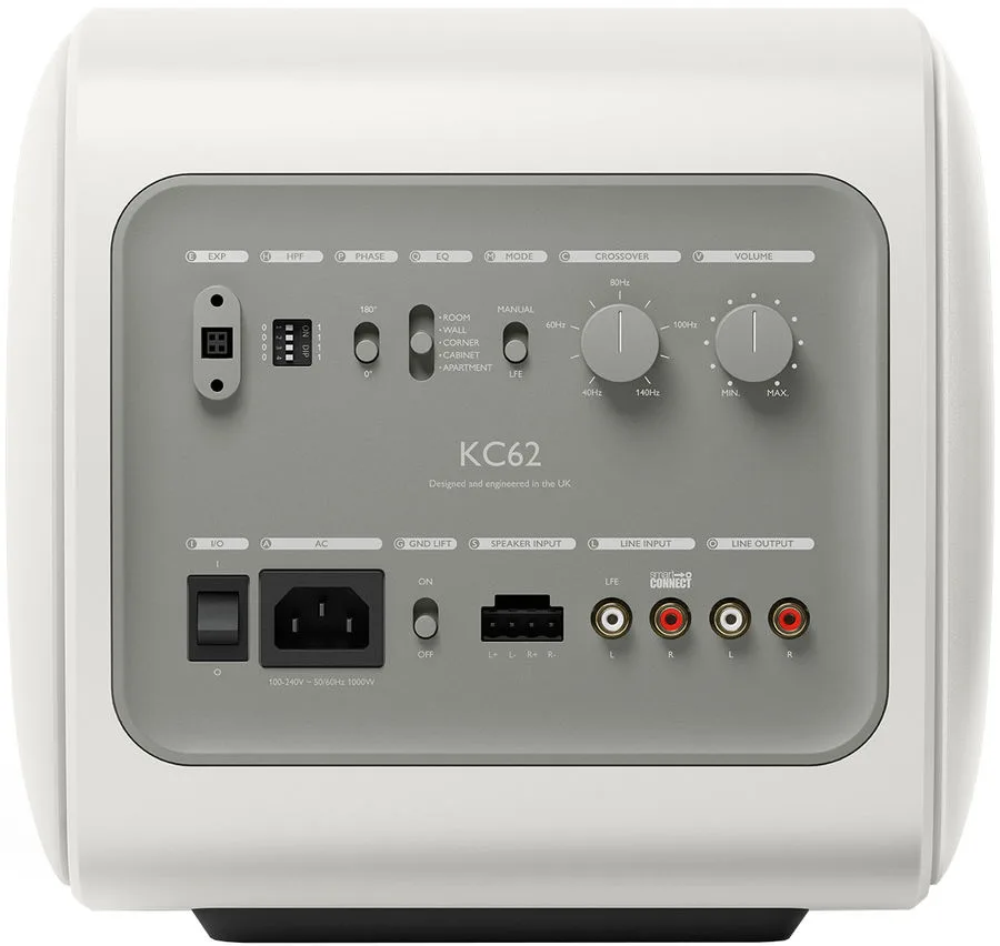 KEF KC 62 Blanc mat Caissons de basses