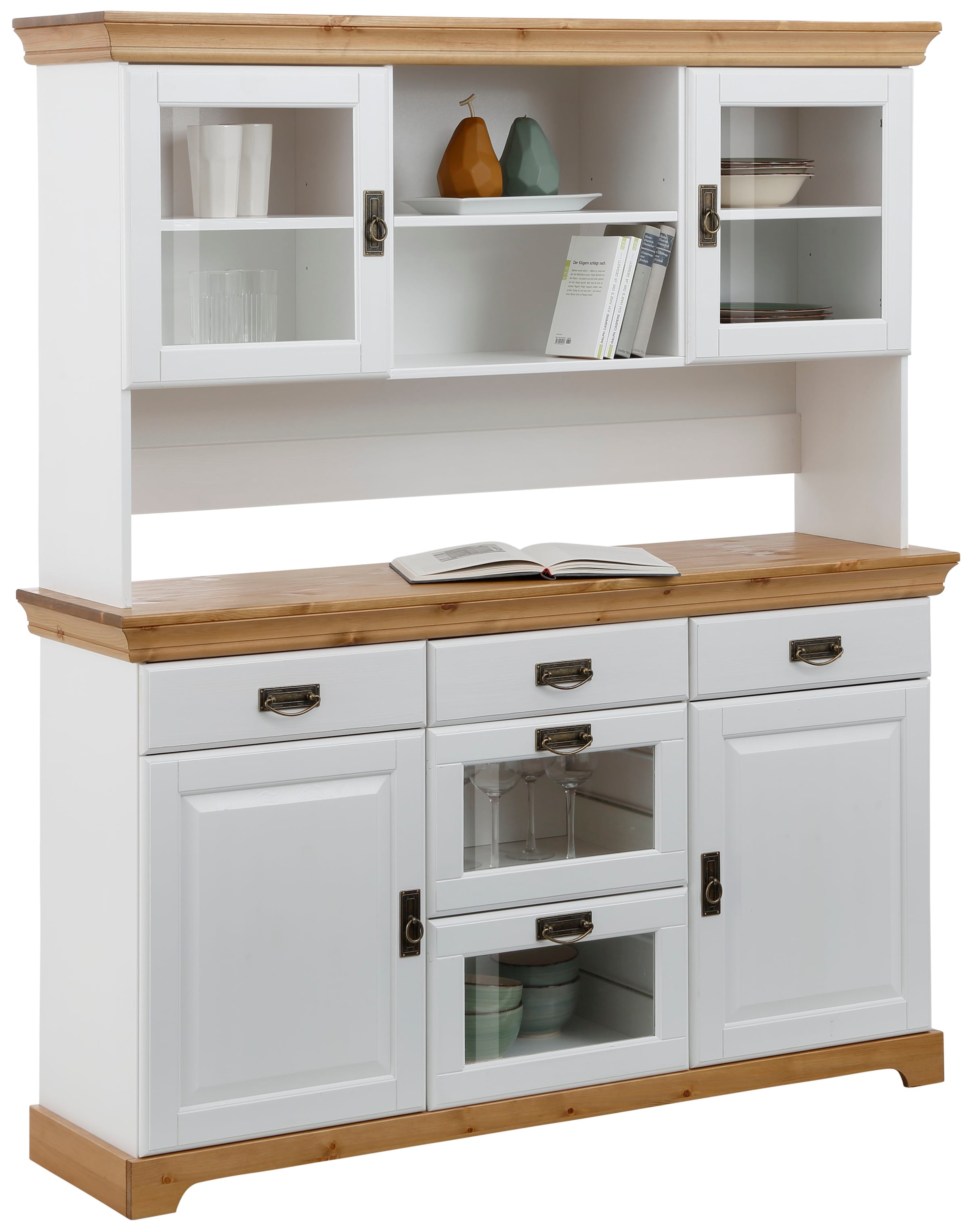 Home affaire Buffet »Rügen« FSC® zertifiziertes Massivholz, im Landhausstil