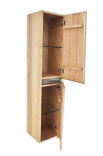 Mueller Panama kolomkast eikenhout 160x35x35cm
