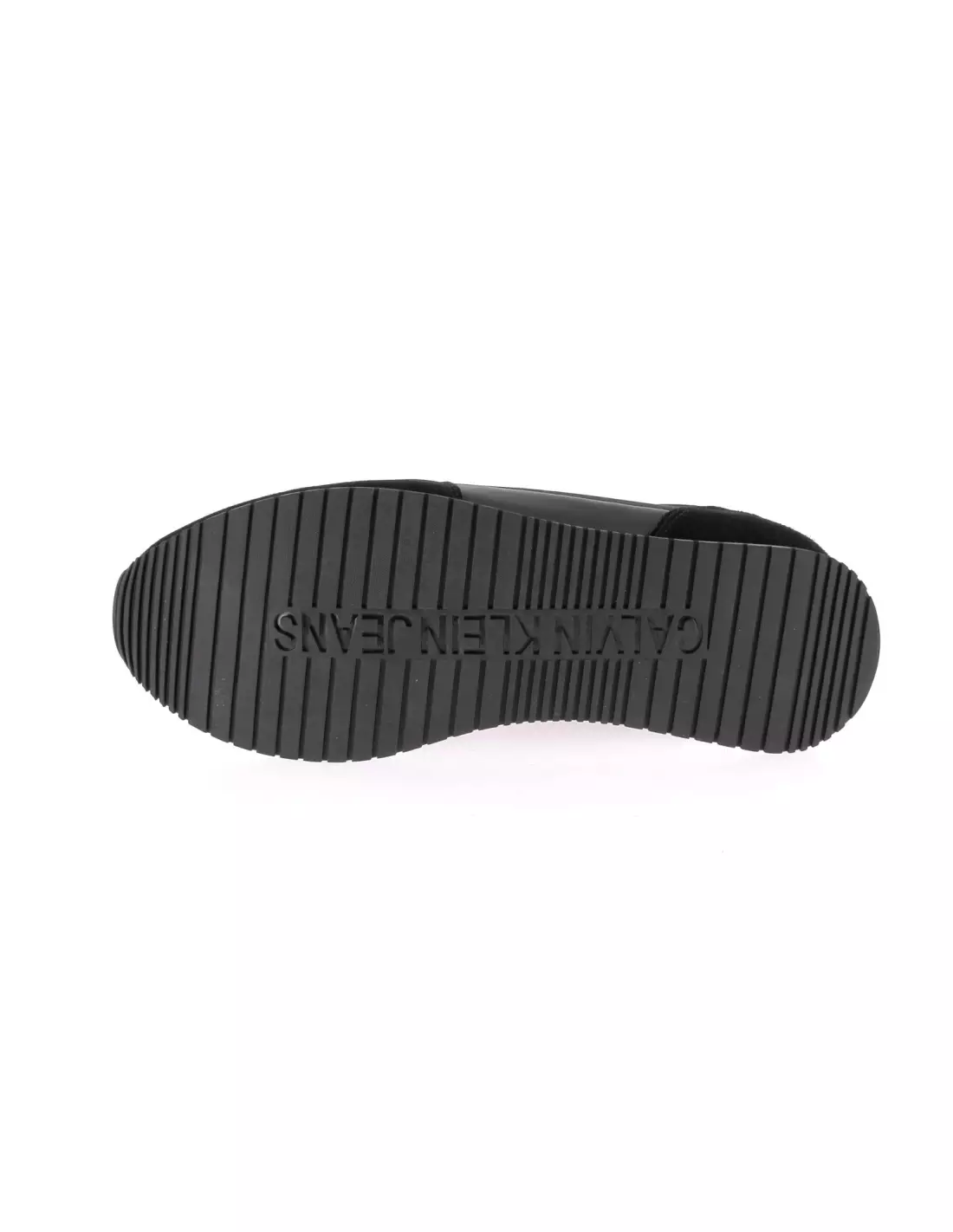 CALVIN KLEIN JEANS RUNNER SOCK LACEUP - Baskets 0GQBLACKBRIGHTWHITE
