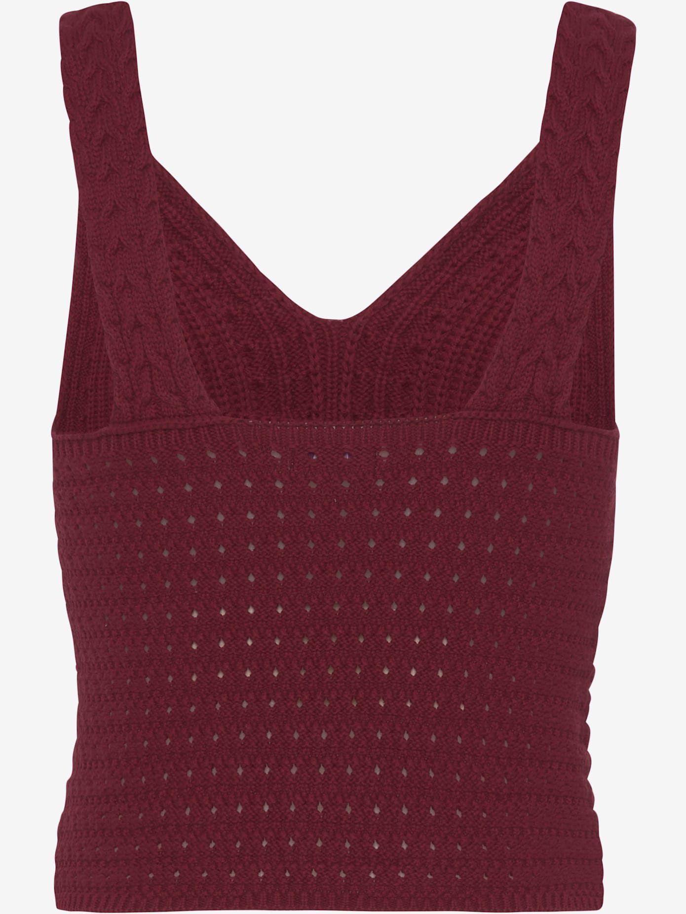 Débardeur en tricot encolure en v dégagée