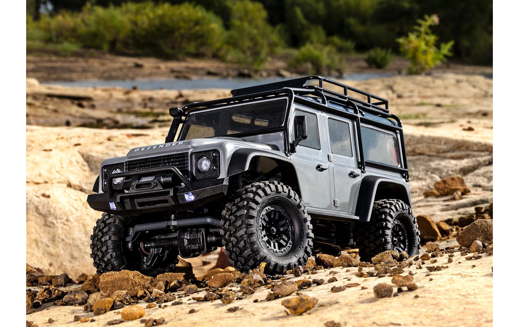 Scale Crawler TRX-4M Land Rover Defender Silber, RTR, 1:18<br>TRX-4 Performance im Mini-Format