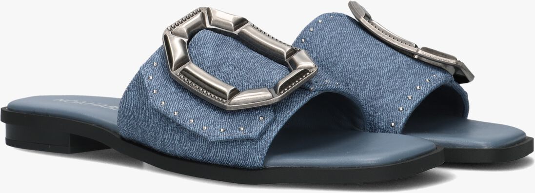 blauwe noa harmon slippers 9736