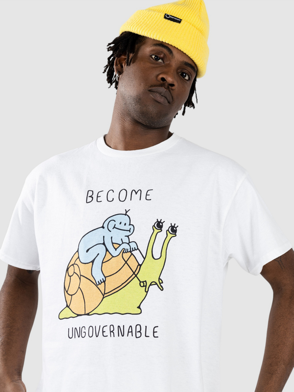 A.LAB Become Ungovernable T-Shirt white