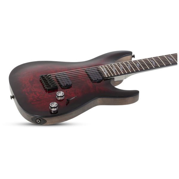 Schecter Omen Elite-7 Black Ch Burst