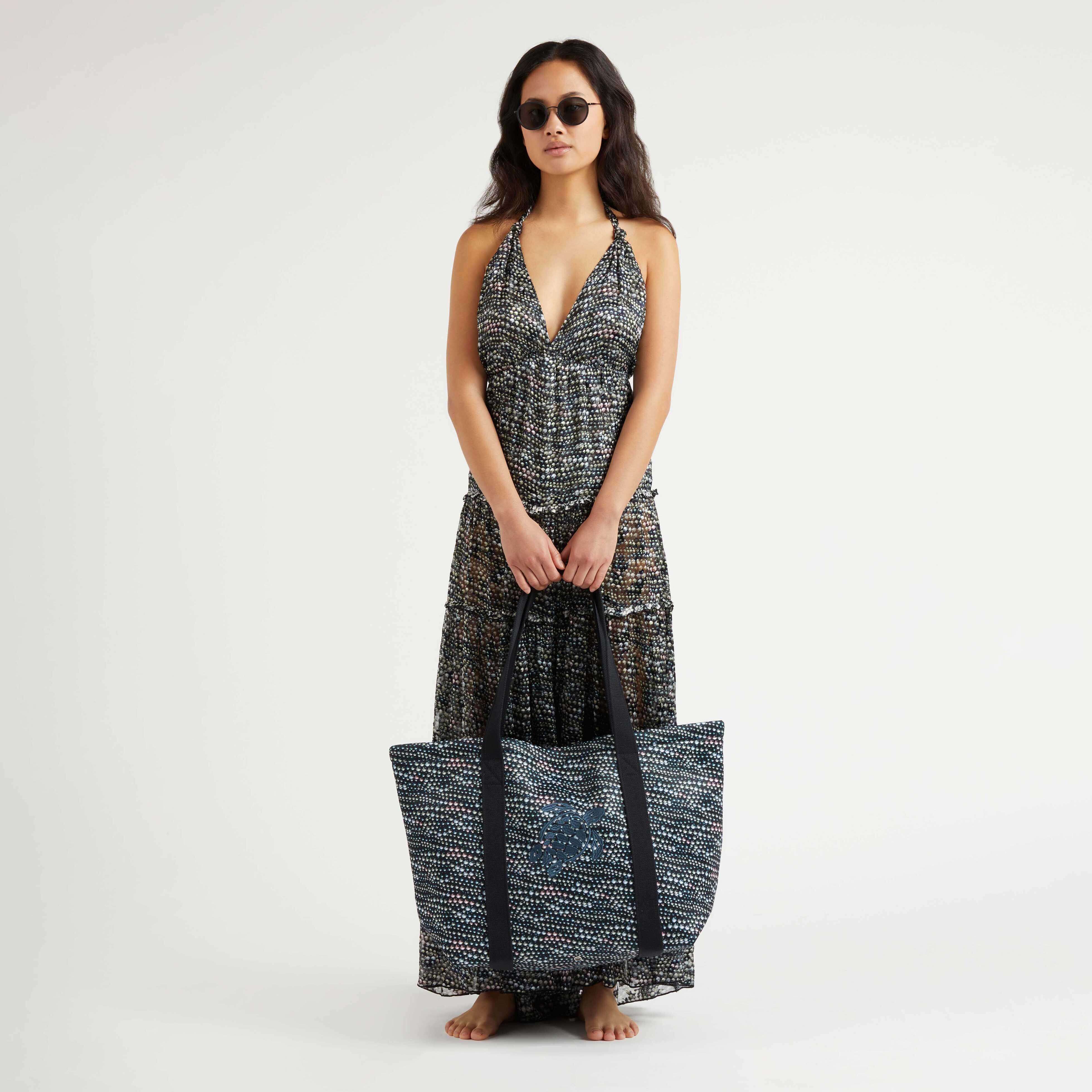 Robe Longue Dos Nu en Soie Femme Pearl