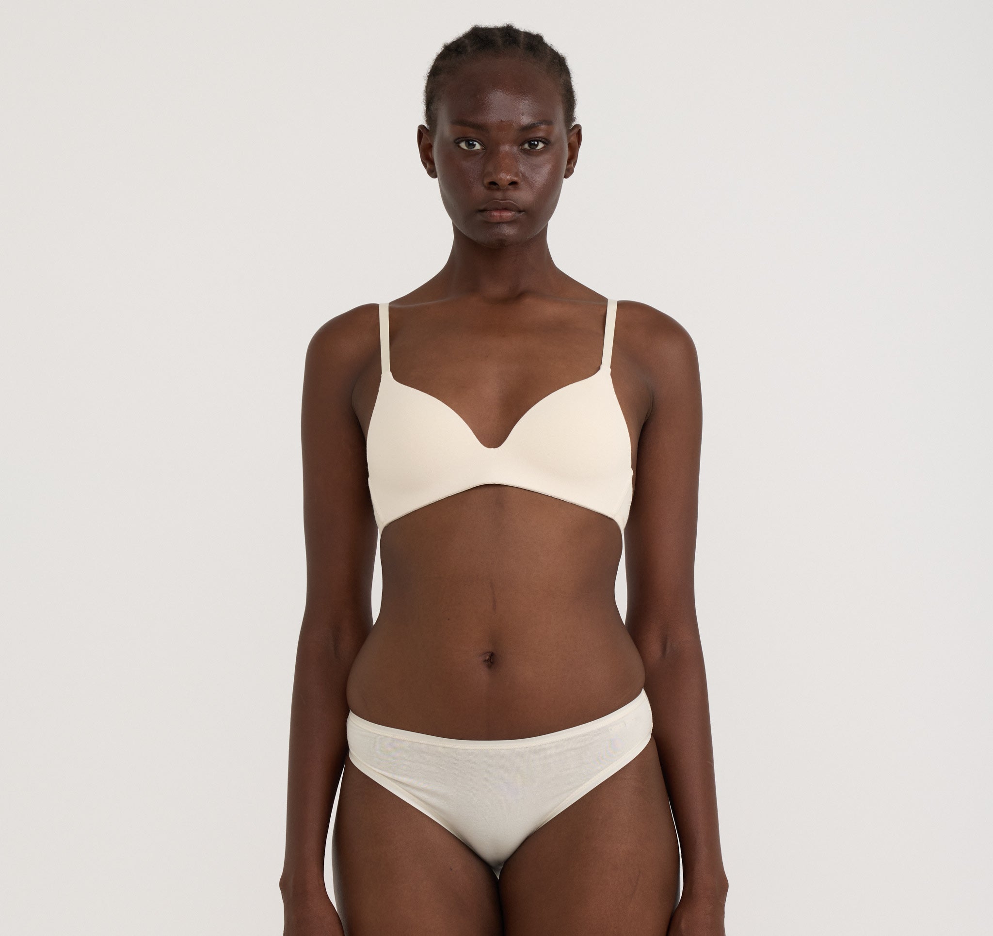 COTTON<br>Core Wireless Plunge Bra