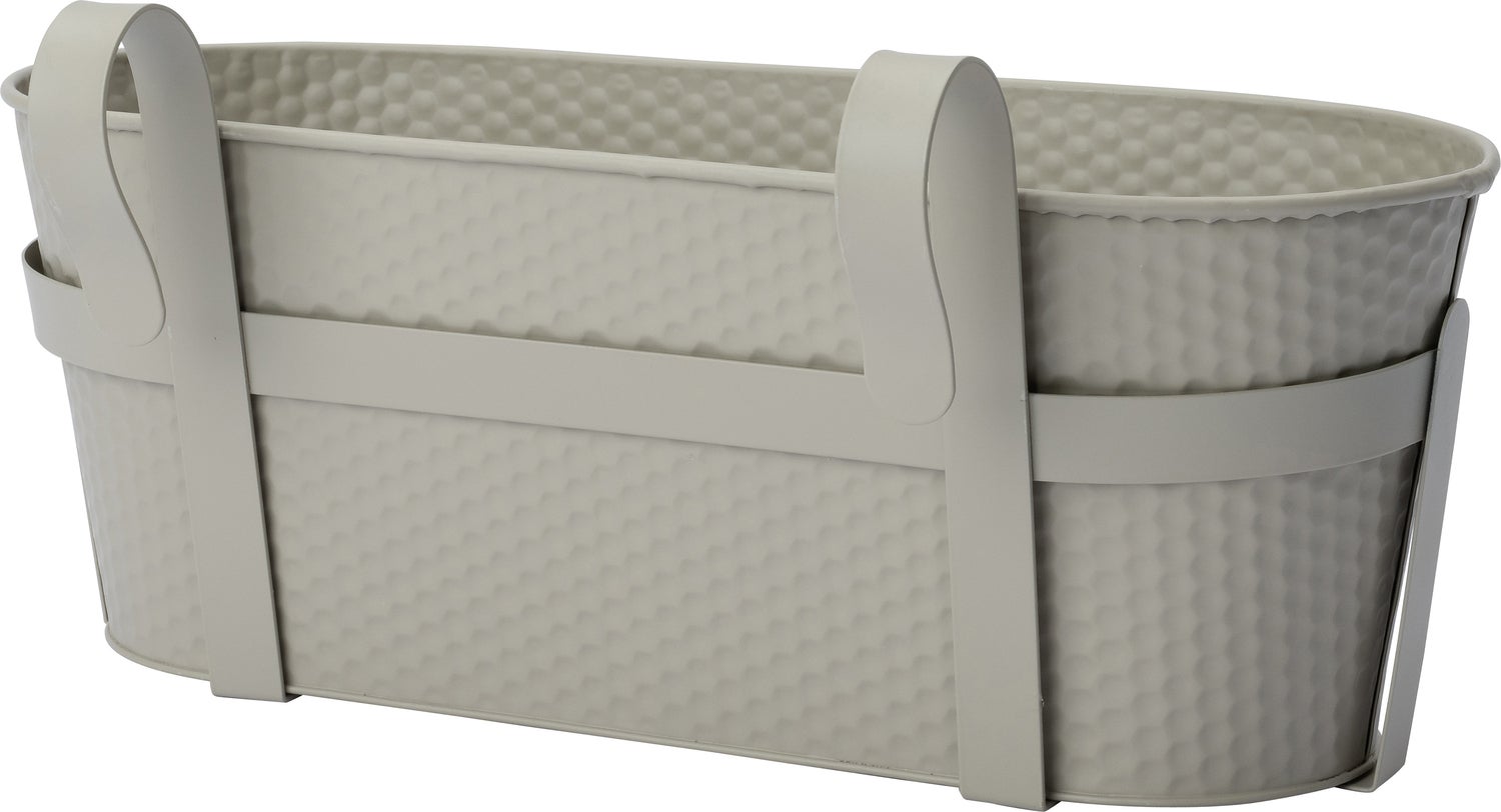 Intratuin balkonbak Semi beige 37 x 26 x 21 cm