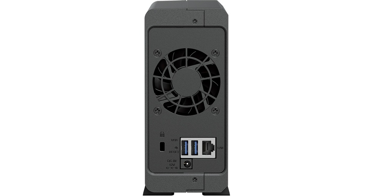 SynologyDiskStation DS124 nas  (Zwart, USB-A 3.2 (5 Gbit/s))