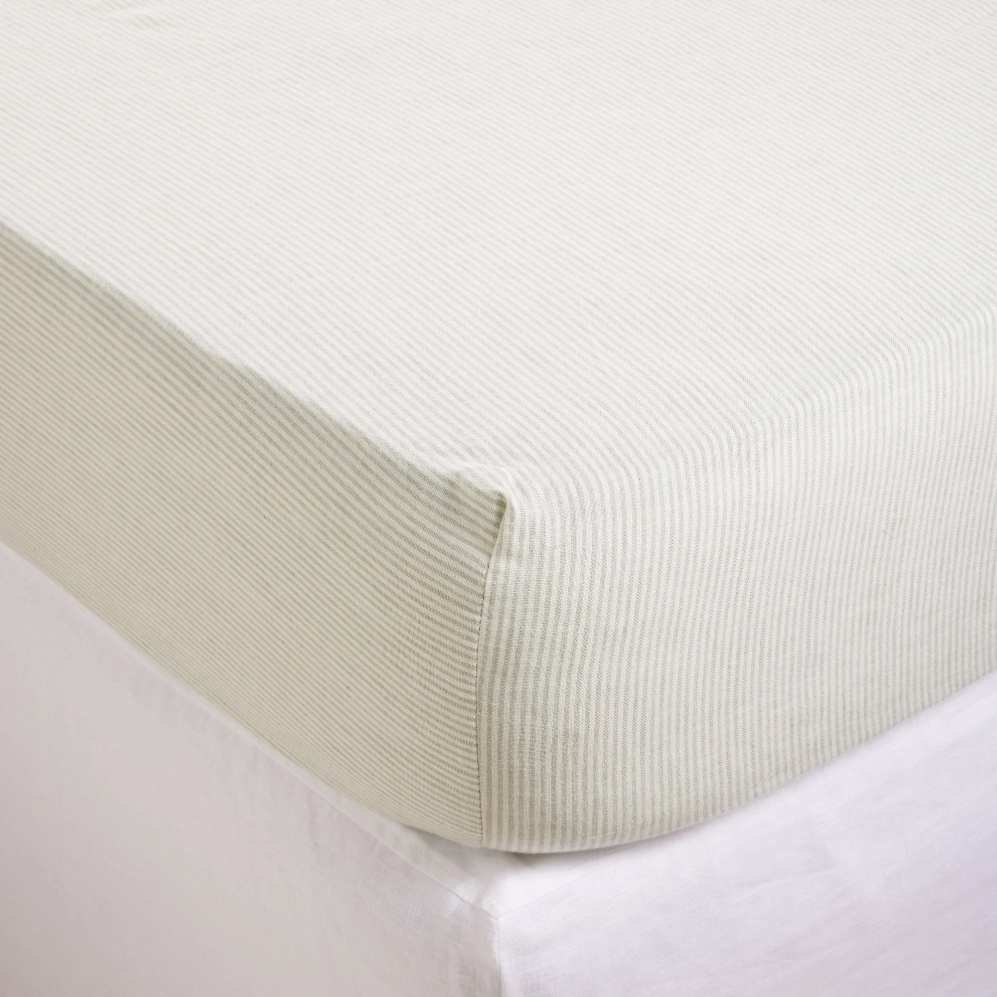 FINEA - Drap housse | Vert