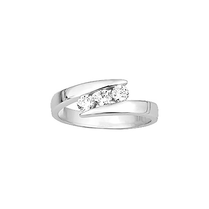 Bague Femme - Oxyde de zirconium - Or 18 Carats