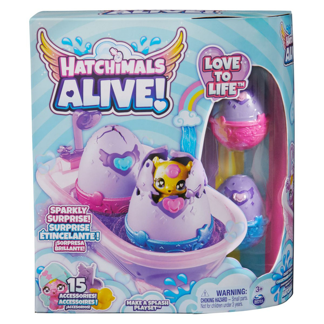Hatchimals Alive - Planschspaß Badewannen Set