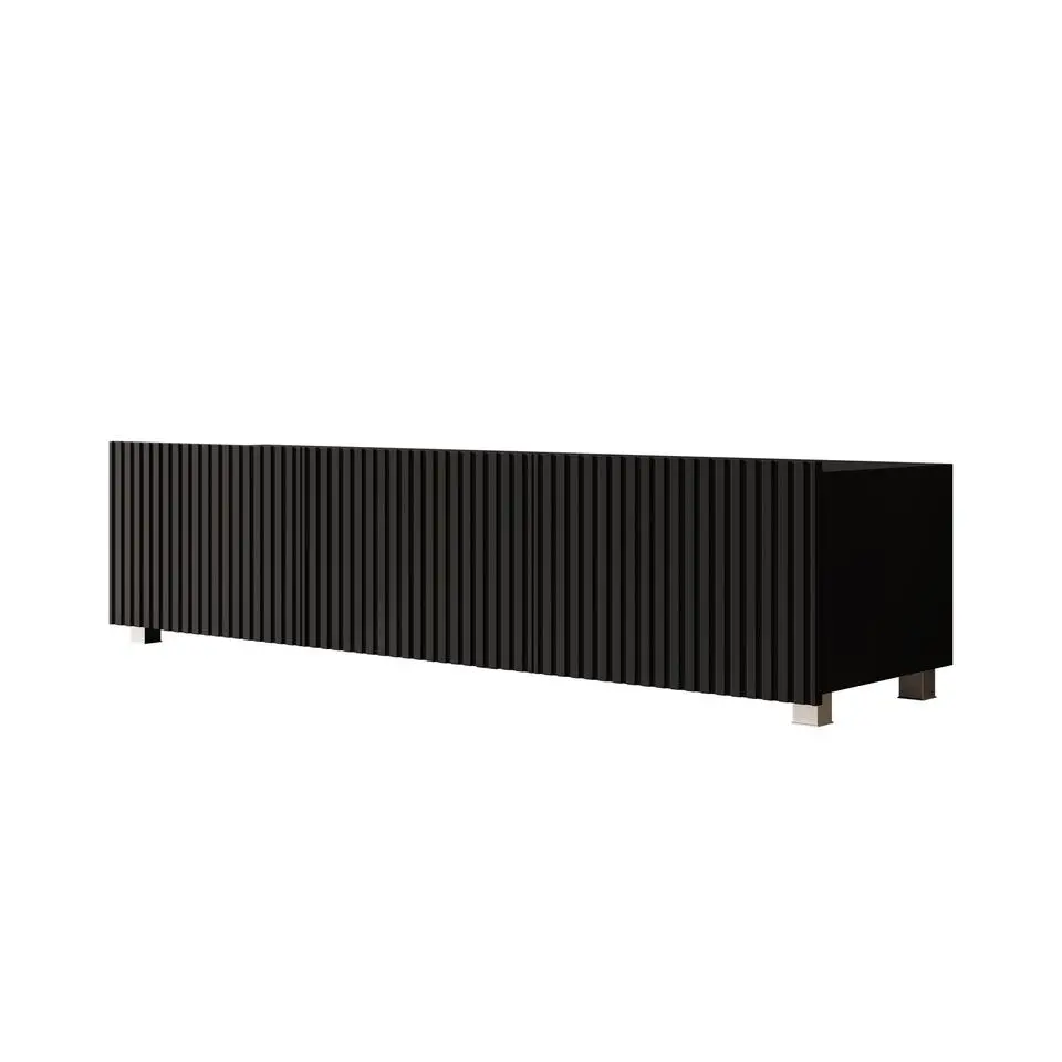 Meubella - TV-Meubel Kenderes - Zwart - 150 cm