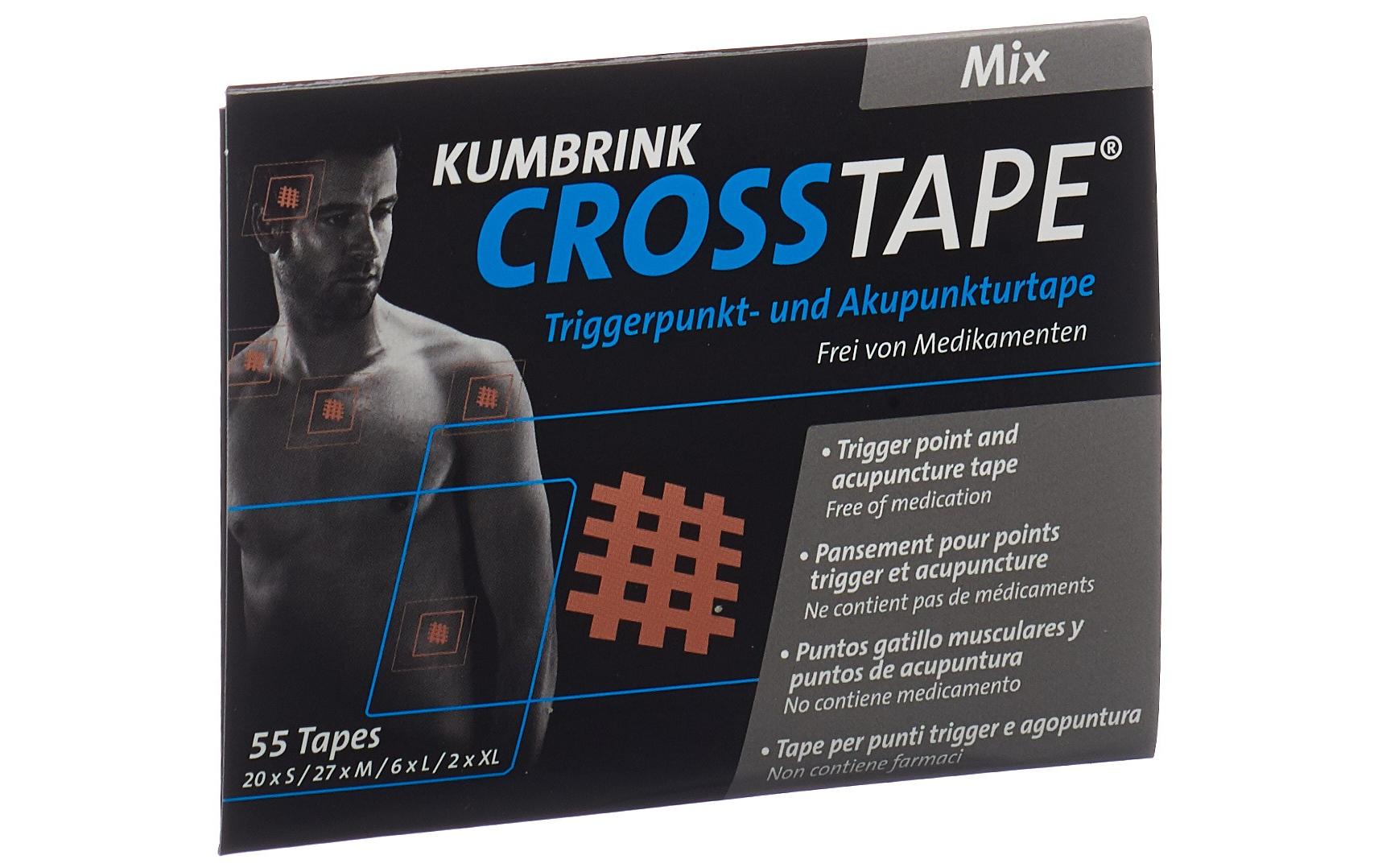 Schmerz- und Akupunkturtape Mix 55 TapesGitter Tapes zur Schmerzbehandlung