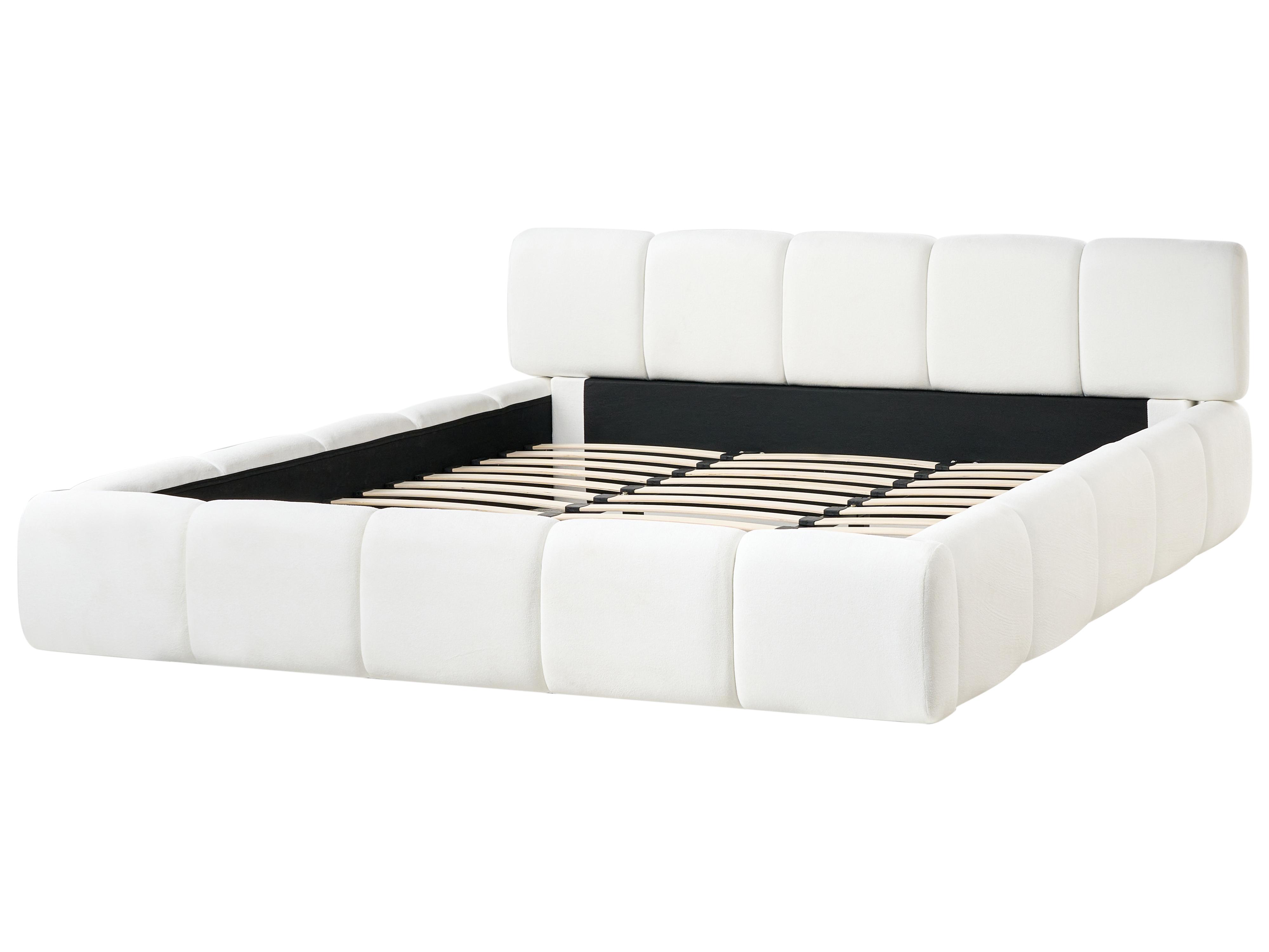 Bed Stof ORVILLE 180 x 200 cm Gebroken wit