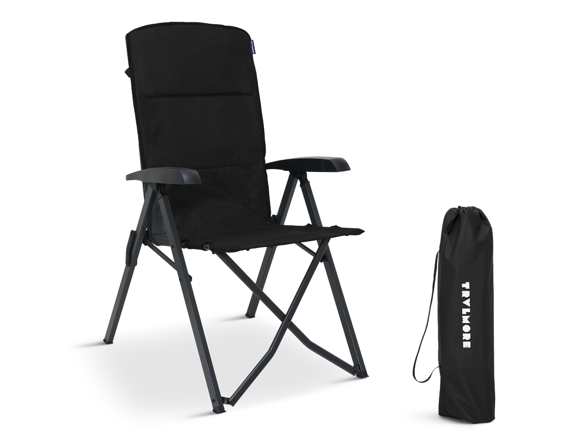 Trvlmore Luxe Soft vouwstoel - Black