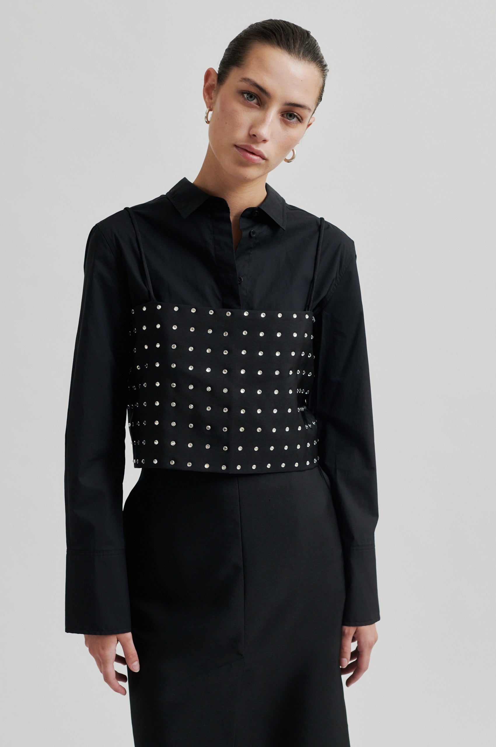 Second Female  Elegance top - sort