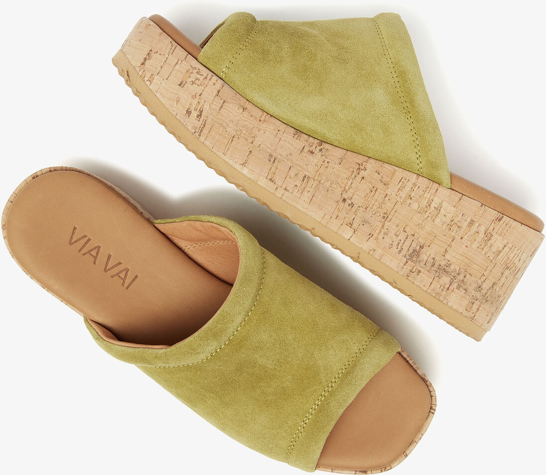 VIA VAI groene via vai slippers sissel ryde