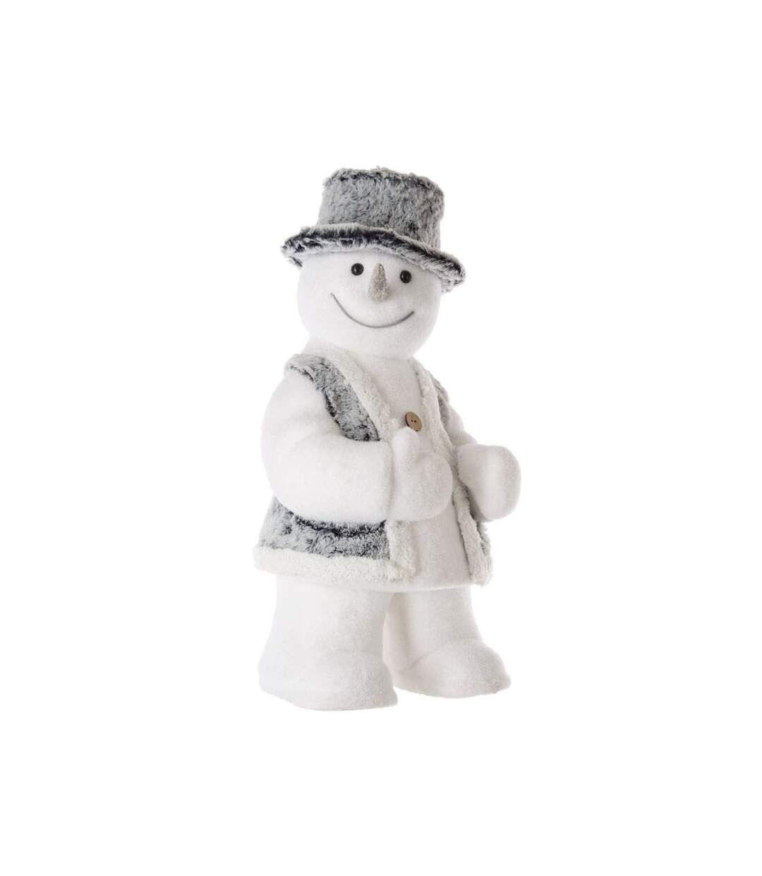 Bonhomme de Neige Déco Hors Piste 49cm Blanc