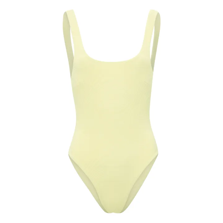 Fella Swim Maillot 1 Pièce Harvey Specter Texturé | Jaune