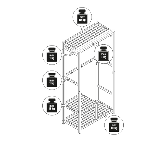 Garderobe, Massivholz