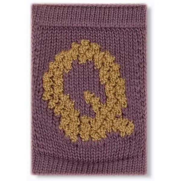 Strikket Bogstav Rose - Smallstuff → Luksusbaby.dk
