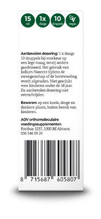 AOV 580 Jodium Nascent 150 mcg druppels 15ML