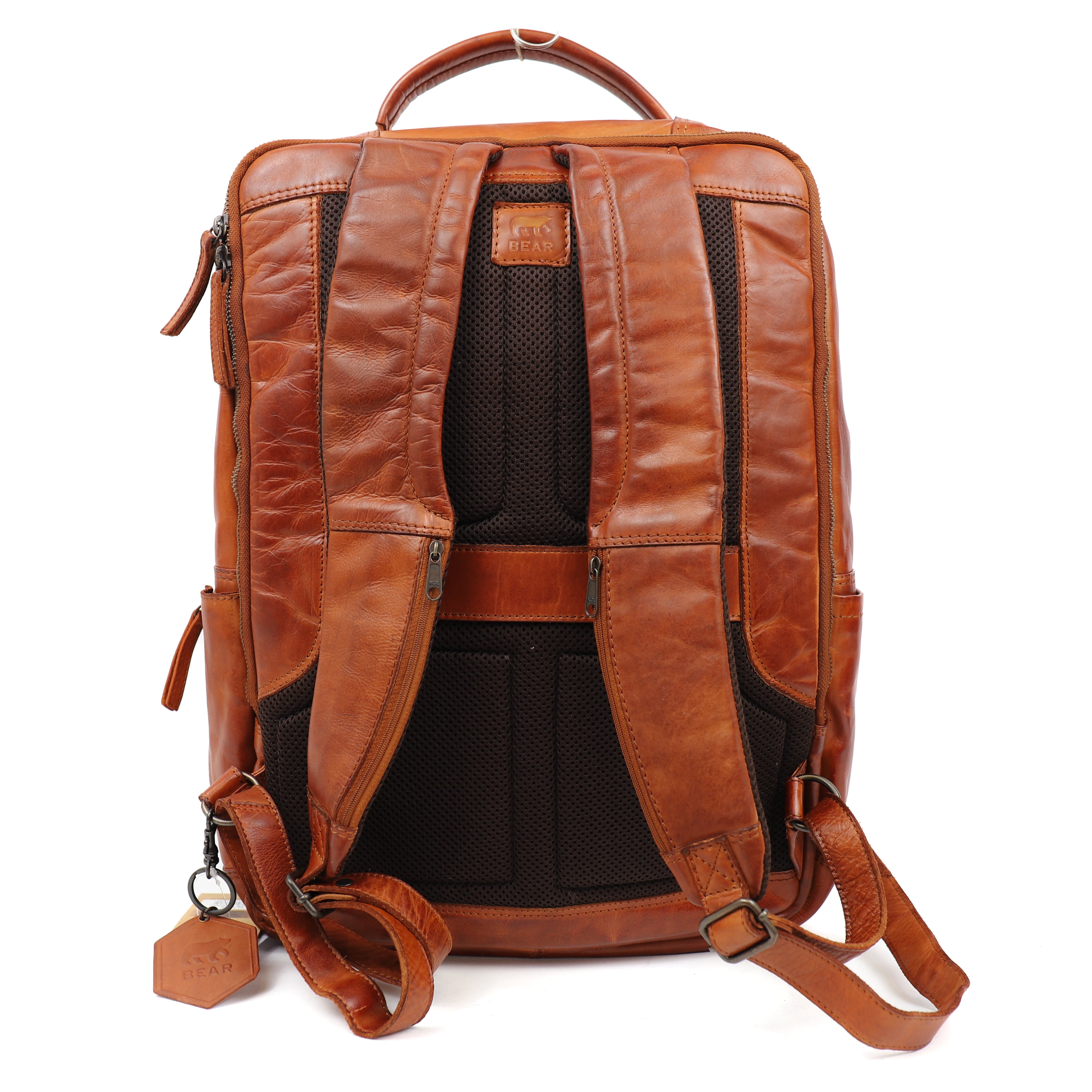 Laptop rugzak 'Jayden' XL cognac Cognac