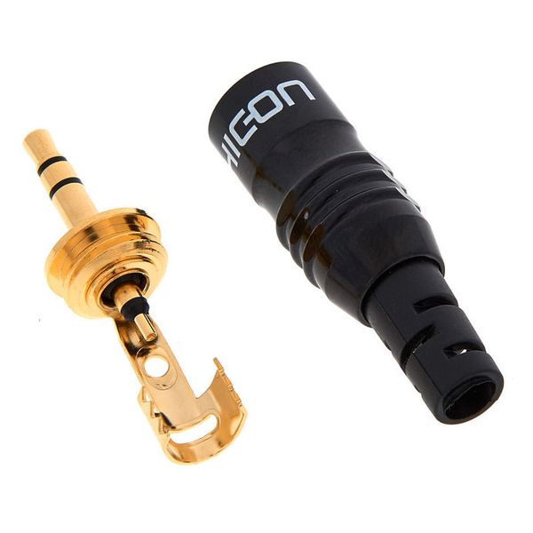 Hicon HI-J35S02 Vollmetall Stereo-Klinkenstecker