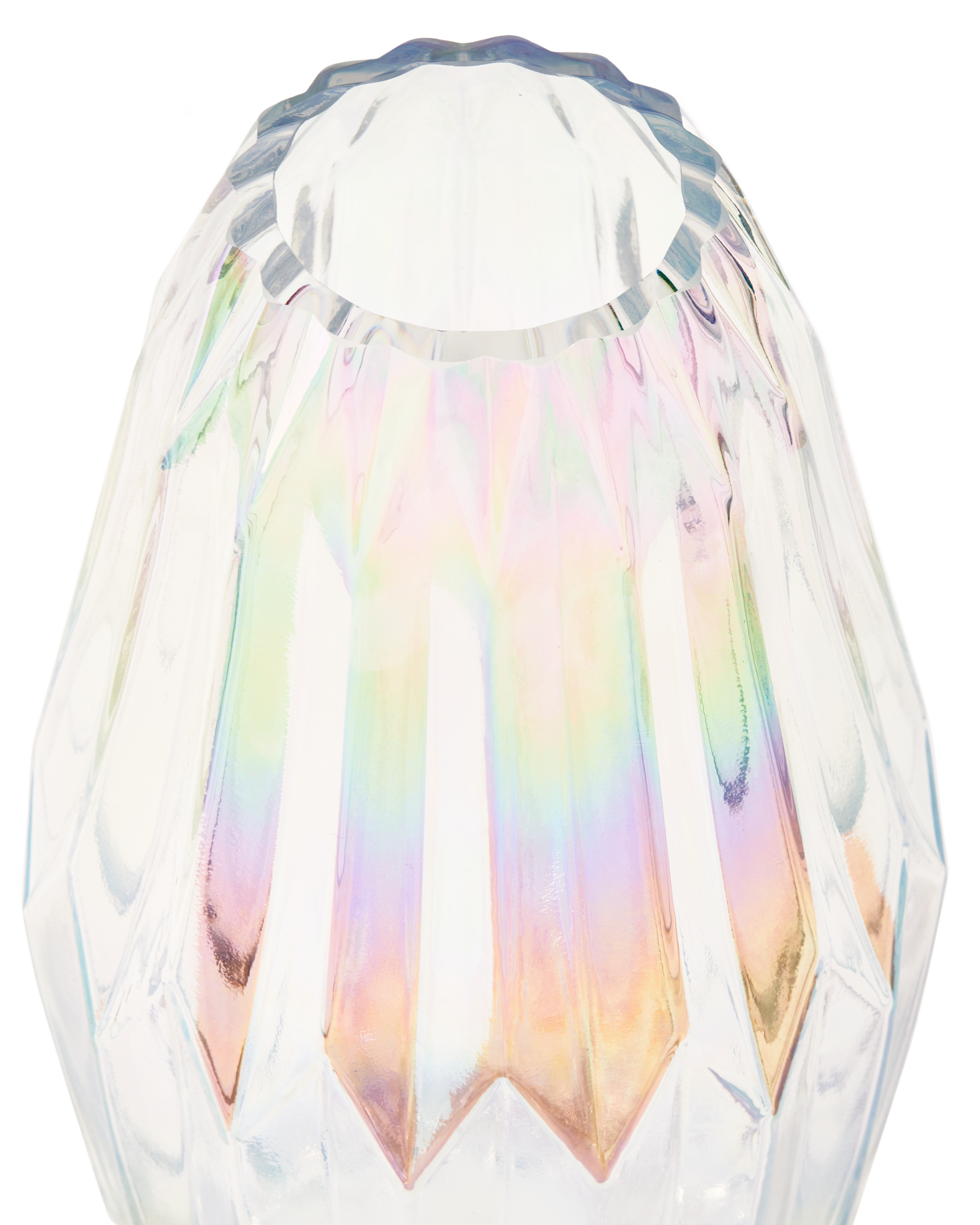 POLSPOTTEN  Glass Folds vase, M - multi