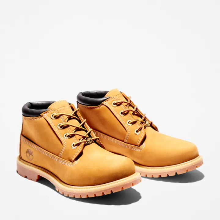 Bota Chukka Nellie Warm Impermeável Feminina na cor Amarela