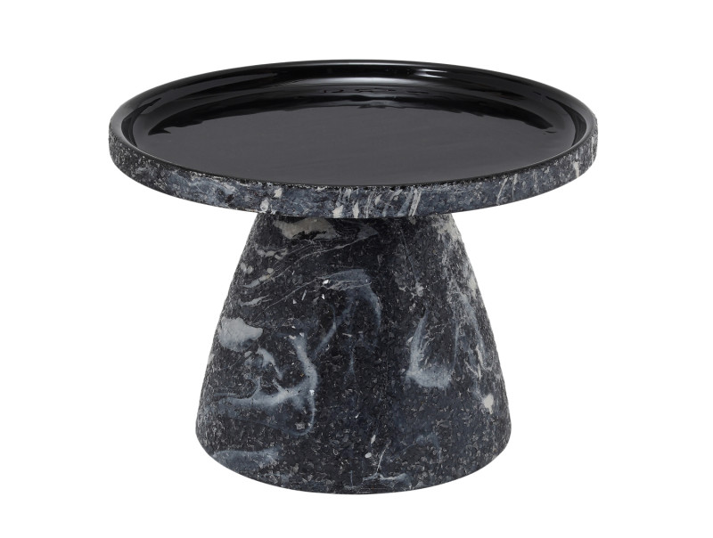 Side Table Mosaic Marble LM2322BK Side table Mosaic Marble black