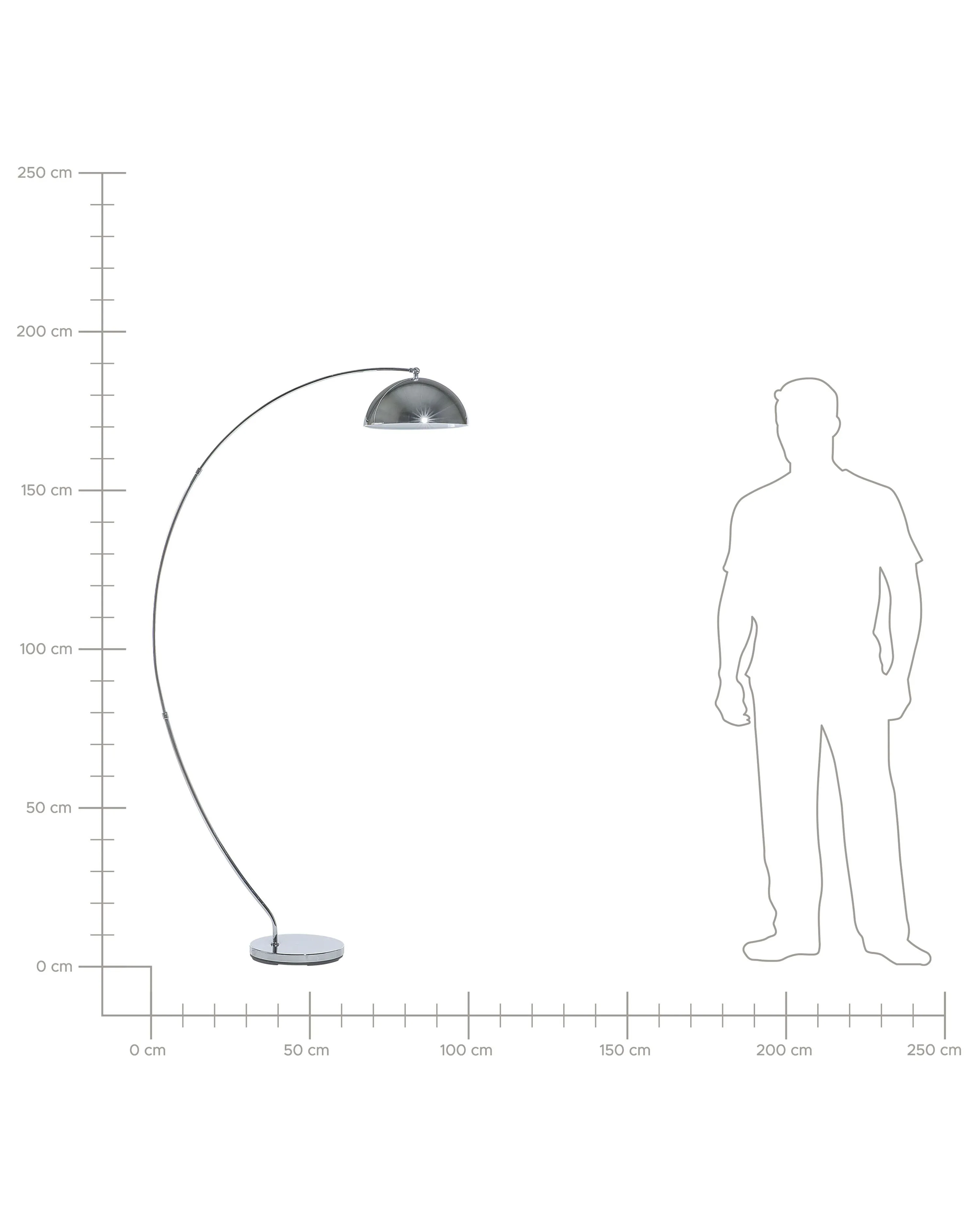 Staande lamp KAMA Metaal Zilver